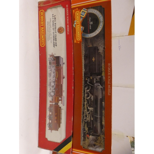 20 - Boxed Hornby OO gauge R.062 BR Class 4P (MT) 2-6-4 tank loco, R.264 BR Class 9F 2-10-0 loco, R.595 2... 