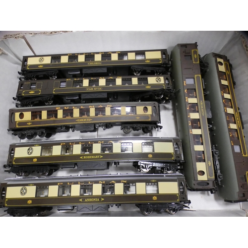 22 - Carton containing boxed Liliput wagons, Hornby Dublo Pullman coaches etc.