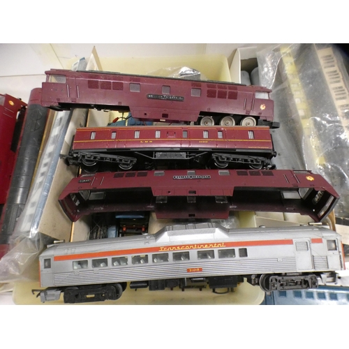 5 - Three cartons containing OO and HO gauge rolling stock, loco kits and parts to include Penn Line HO ... 