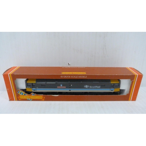 50 - Hornby OO gauge R.886 Scotrail Class 47 loco 'Greyfriars Bobby', boxed, two Lima Intercity 125 locos... 