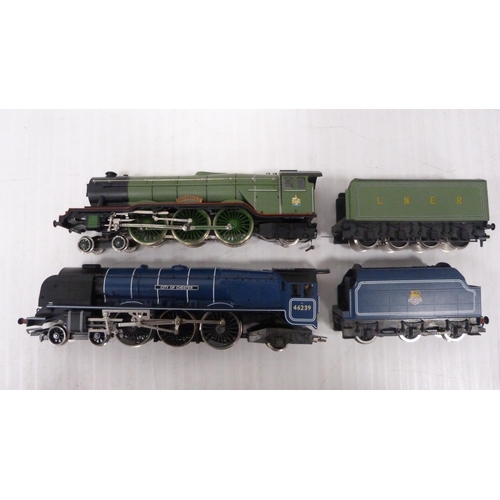 53 - Hornby OO gauge City of Chester loco and tender, three other locos and tenders and a boxed Jubilee/P... 