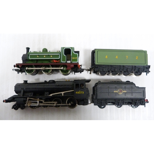 53 - Hornby OO gauge City of Chester loco and tender, three other locos and tenders and a boxed Jubilee/P... 