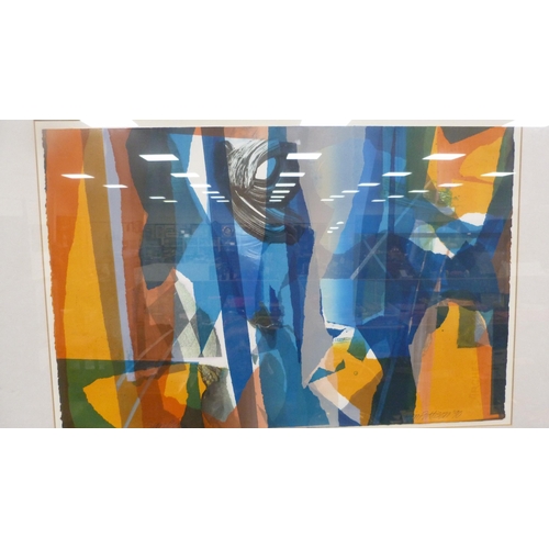 74 - Jim Pattison'Sunlight', abstract Signed and dated '90, screenprint.