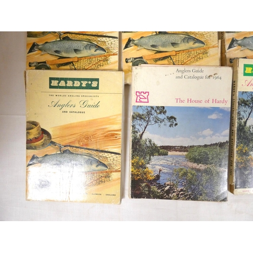 115 - HARDY BROS., ALNWICK.  Anglers' Guide. 10 various. 1960's; also 7 other Hardy publications.  (17).... 