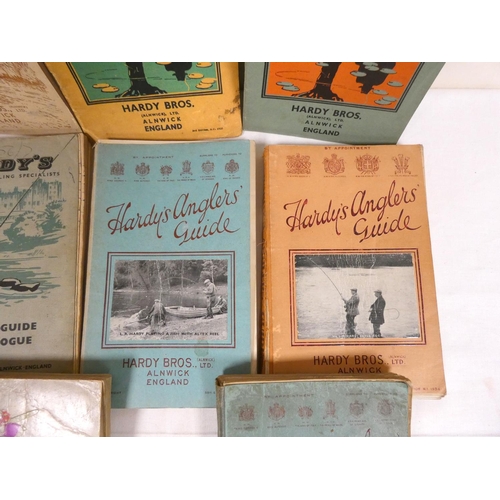 116 - HARDY BROS., ALNWICK.  Anglers' Guide for 1934, 1935 (Coronation no.), 1937, 1952 & 1956 (x2); a... 