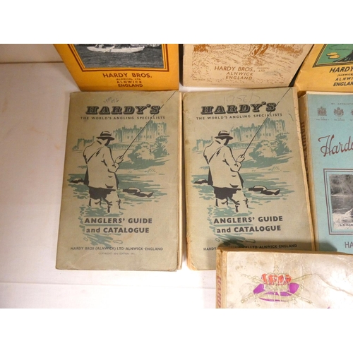 116 - HARDY BROS., ALNWICK.  Anglers' Guide for 1934, 1935 (Coronation no.), 1937, 1952 & 1956 (x2); a... 