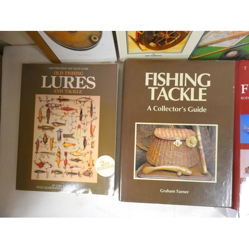 123 - Fishing Tackle Collecting.  11 various reference works & collecting guides incl. quart... 