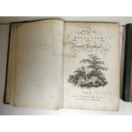 75 - DENHOLM JAMES.  The History of the City of Glasgow & Suburbs. Eng. frontis & plates. Tree ca... 