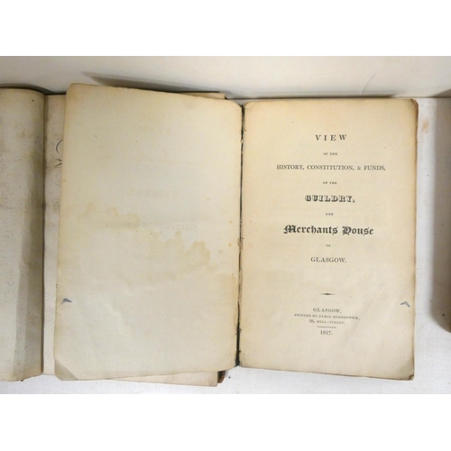 75 - DENHOLM JAMES.  The History of the City of Glasgow & Suburbs. Eng. frontis & plates. Tree ca... 