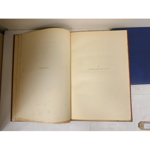 81 - BURNS ROBERT.  Commonplace Book. Port. frontis & facsimile plates. Folio. Orig. cloth,... 