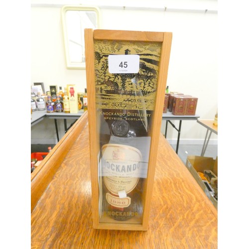 45 - Knockando 1980 pure single malt scotch whisky, Distilled and bottled by Justerini & Brooks, 70cl... 