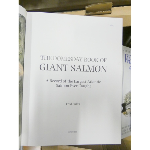 125 - BUTLER FRED.  The Domesday Book of Giant Salmon. Col. & other illus. Quarto. Orig. clo... 