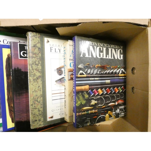 126 - Angling.  10 illus. quarto vols. in d.w's.