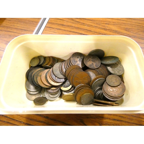 183 - Box of various British coinage.