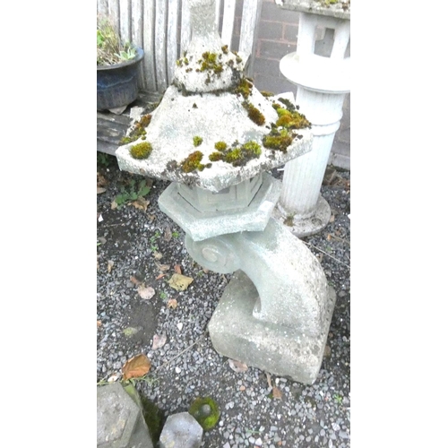 393 - Large vintage Pergoda style garden feature.