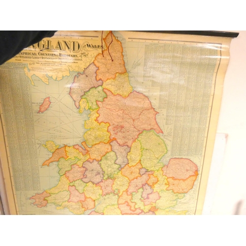 422 - Antique map of England and Wales.