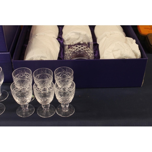 15 - Suite of Edinburgh Crystal, and other, glassware.