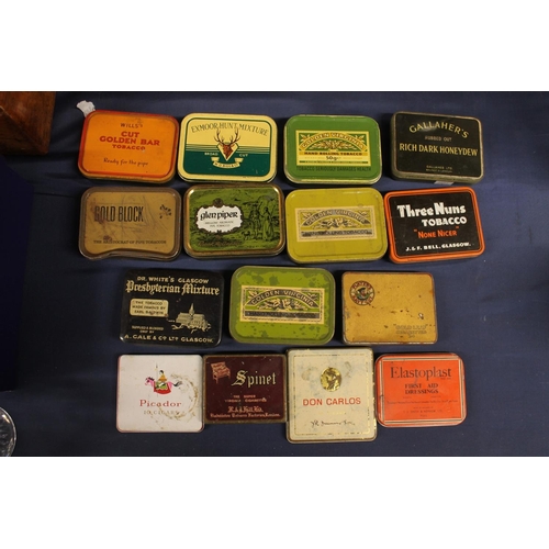 18 - Tobacco boxes to include Exmoor Hunt Mixture, Picador, etc.