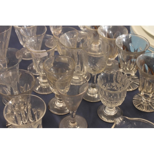 66 - Twenty Victorian drinking glasses and glassware.