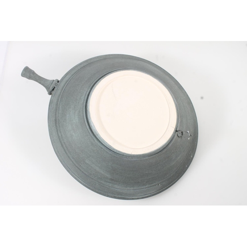 78 - Watergaw Whitehills Studio Pottery In Glaze lustre ware candle sconce by Fiona Duckett.