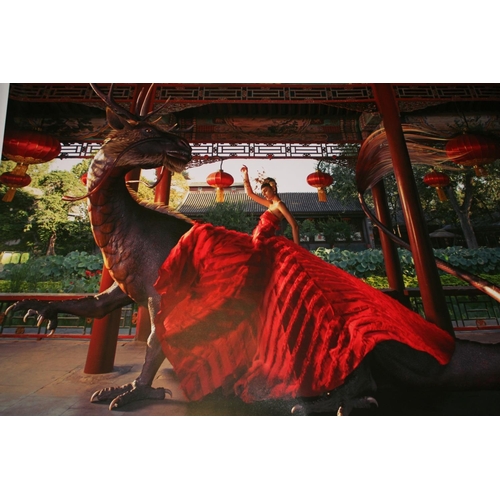 596 - MISS ANIELA, The Red Breath XXL, inkjet pigment print on Hahnemuhle photo rag baryta 315gsm, 152cm x... 