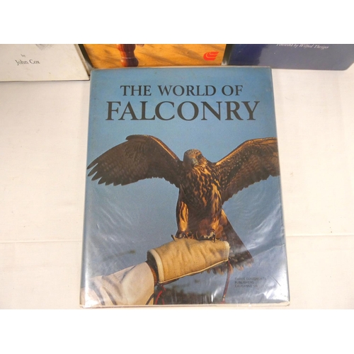 147 - COX JOHN.  Observations on Falconry & Pakistan. Illus. Orig. dark cloth in d.w. Signed... 