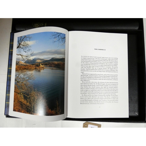 159 - KILCHURN HERITAGE.  Facsimile of The Black Book of Taymouth with accompanying volume & charter i... 