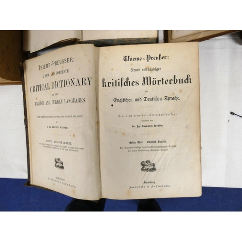 161 - BARCLAY JAMES.  A Complete & Universal Dictionary. Eng. frontis & plates. Quarto. ... 