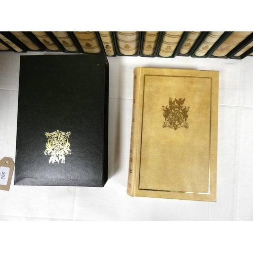 202 - CHURCHILL WINSTON S.  The First Collected Works of Sir Winston Churchill, Centenary Limited Edition.... 