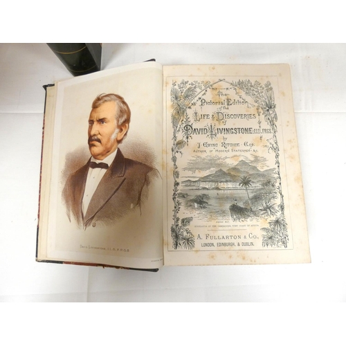 204 - RITCHIE J. E.  The Pictorial Edition of the Life & Discoveries of David Livingstone. 2 vols. Lit... 