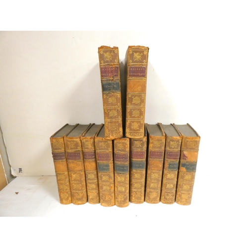 214 - MALONE EDMOND (Ed).  The Plays & Poems of William Shakspeare. 10 vols. in eleven. Eng. frontis t... 