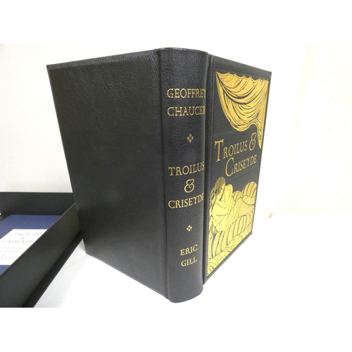 257 - FOLIO SOCIETY.  Troilus & Criseyde by Geoffrey Chaucer. Ltd. ed. 152/1250. Wood eng. i... 