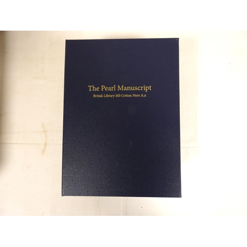 261 - FOLIO SOCIETY. The Poems of the Pearl Manuscript.  Ltd. ed. 264/980. Col. facsimile on stiff leaves ... 