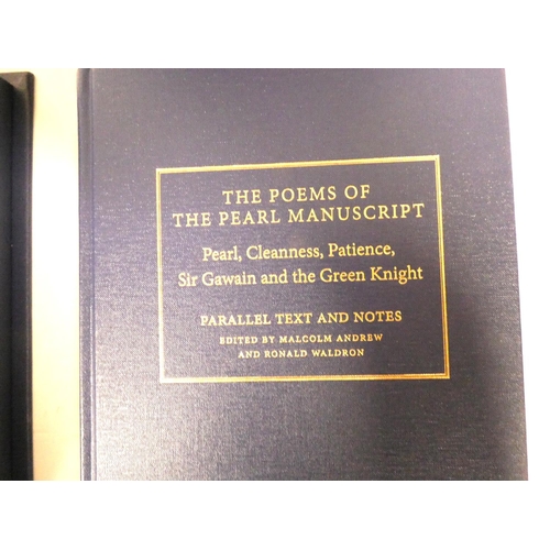 261 - FOLIO SOCIETY. The Poems of the Pearl Manuscript.  Ltd. ed. 264/980. Col. facsimile on stiff leaves ... 