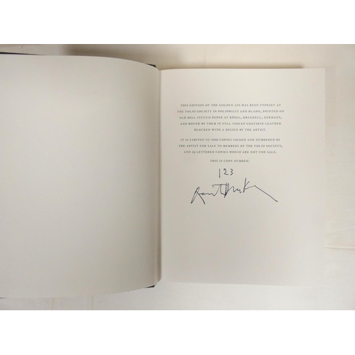 262 - FOLIO SOCIETY.  Apuleius, the Golden Ass.  Ltd. ed. 123/1000, signed by the artist Qu... 