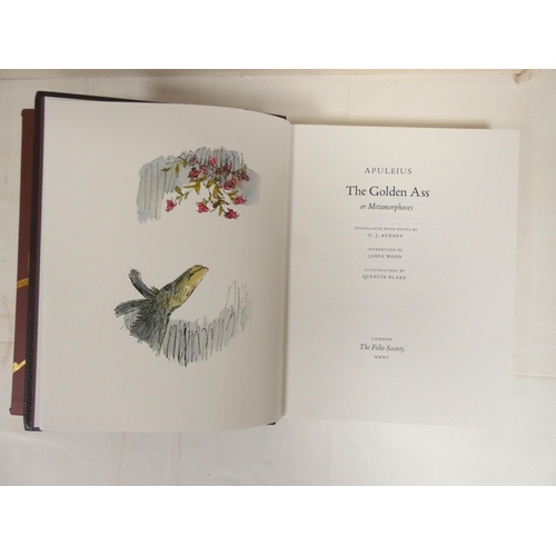 262 - FOLIO SOCIETY.  Apuleius, the Golden Ass.  Ltd. ed. 123/1000, signed by the artist Qu... 