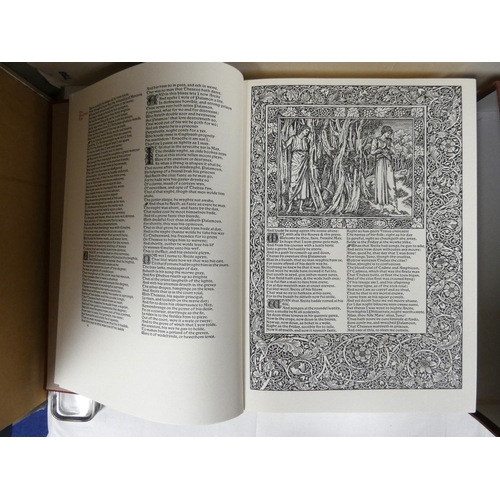 263 - FOLIO SOCIETY.  The Kelmscott Chaucer.  Facsimile ed. Red cloth gilt in slip case. 2008.... 