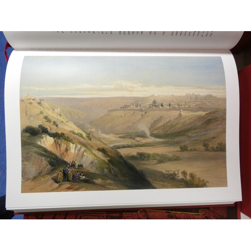 264 - FOLIO SOCIETY.  David Roberts, The Holy Land, Syria, Idumea and Arabia & Egypt and Nubia.  2 vol... 