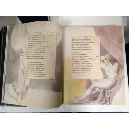 265 - FOLIO SOCIETY.  Night Thoughts Illustrated by William Blake. 2 vols. Ltd. ed. 970/1000. Fine col. fa... 