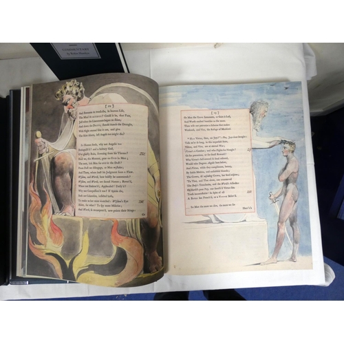 265 - FOLIO SOCIETY.  Night Thoughts Illustrated by William Blake. 2 vols. Ltd. ed. 970/1000. Fine col. fa... 