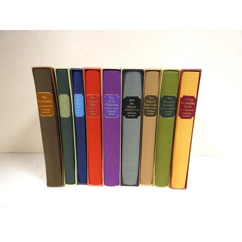 270 - FOLIO SOCIETY.   Works of Thomas Hardy. 9 vols. in slip cases.