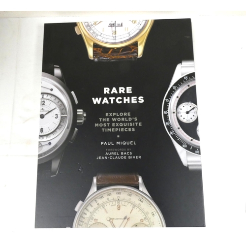 276 - MIQUEL PAUL.  Rare Watches. Col. illus. Quarto. Pict. brds. in slip case. 2018.... 