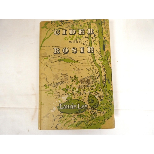 277 - LEE LAURIE.  Cider With Rosie. Frontis & illus. by John Ward. Orig. green cloth in unclipped d.w... 