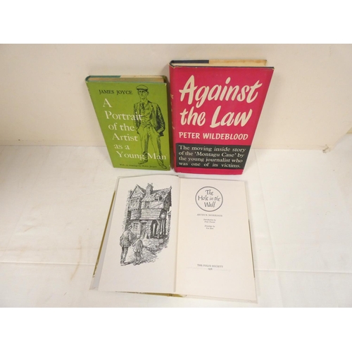 279 - WILDEBLOOD PETER,  Against the Law. Orig. blue cloth in unclipped d.w. 1st ed., 1955; also... 