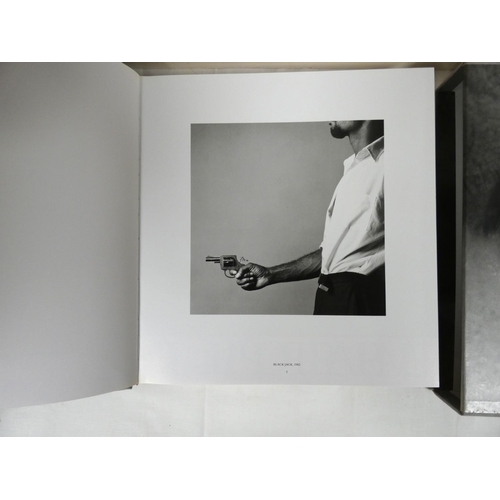 282 - DANTO ARTHUR C. (Ed).  Mapplethorpe. Fine photo illus. Large quarto. Silver grey cloth in ... 