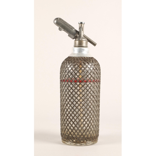 29 - Vintage soda Syphon, made in England, 35cm high