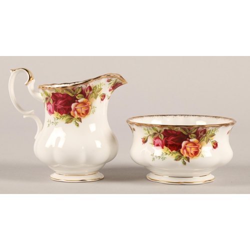 25 - Royal Albert Old Country Roses coffee service.