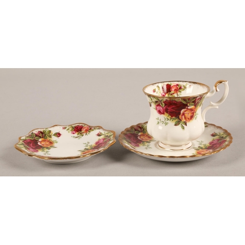 25 - Royal Albert Old Country Roses coffee service.