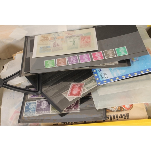 652 - Stamp collection held over three box files, mostly 20th century used material sorted by country into... 