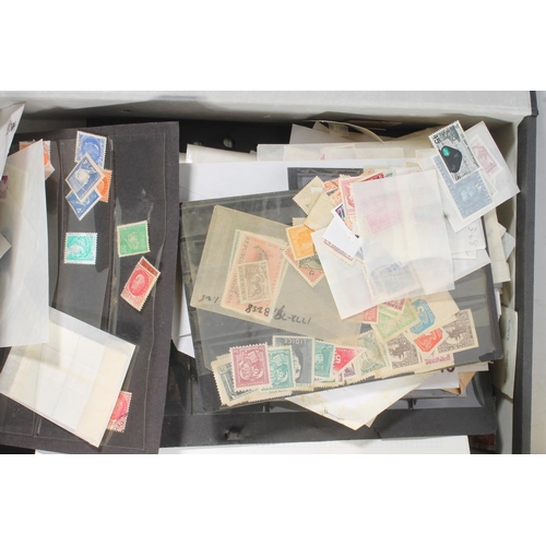 652 - Stamp collection held over three box files, mostly 20th century used material sorted by country into... 